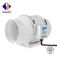 Ventilateur d'extraction d'air pour conduit de 6/8 pouces, ventilateur à vitesse simple ou double