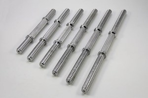 Home Gym <span class=keywords><strong>Fitness</strong></span> manubrio cromato regolabile barre di sollevamento pesi con colletto stella - Product Image 2