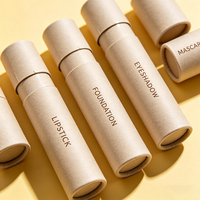 Boîtes d'emballage personnalisées pour tubes d'huiles essentielles, tubes en papier, cylindres d'emballage de parfum colorés avec dorure à chaud et votre propre logo
