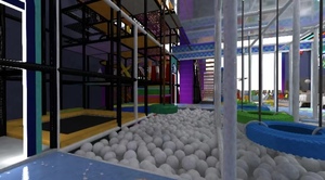 Bán buôn trẻ em trong nhà Thiết bị sân chơi với Cuộc Phiêu Lưu Mê Cung trò chơi tùy chỉnh chất lượng cao trung tâm chơi với zip dòng - Product Image 3