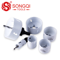 Set/ Pipe Hole Saw Kit zum Schneiden von HSS M42 Bimetall Songqi 8/PCS Kern bohrer DIY Metall bohren, Bohren von Löchern CN;GUA