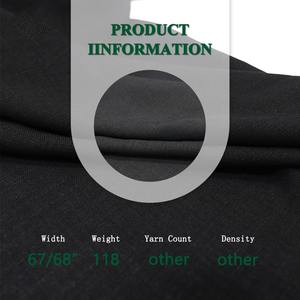 <span class=keywords><strong>2025</strong></span> mới nhất bán buôn Số lượng 100% <span class=keywords><strong>polyester</strong></span> Đồng bằng mềm linen tinh khiết vải cho quần áo màu đen Muslim abaya vải - Product Image 2