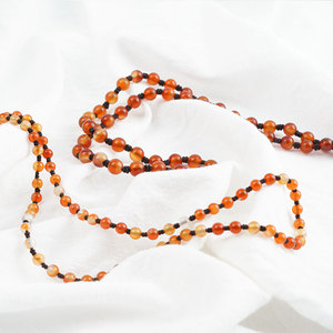 สร้อยข้อมือและสร้อยคอหินธรรมชาติสีโรสโกลด์แบบกำหนดเองพร้อมลูกปัด - ชุดทำเครื่องประดับ DIY สุดหรู - Product Image 3