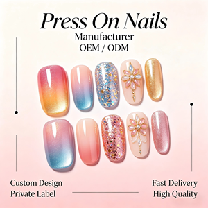 Venta al por Mayor <span class=keywords><strong>de</strong></span> 10 <span class=keywords><strong>Uñas</strong></span> Postizas Pintadas a Mano con Gel, Hermosas <span class=keywords><strong>Uñas</strong></span> Acrílicas Hechas a Mano <span class=keywords><strong>de</strong></span> Lujo, <span class=keywords><strong>Uñas</strong></span> Postizas <span class=keywords><strong>de</strong></span> Alta Calidad - Product Image 2