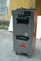 Machine à glace molle trois saveurs avec options fruits, lait, noix et soja, en acier inoxydable, capacité 20L/H, prix usine