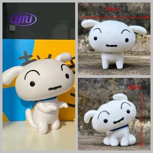 Crayon Shin Chan <span class=keywords><strong>Shiro</strong></span> ท่าลูกกวาดสุนัขสีขาวตกแต่งโต๊ะฟิกเกอร์บรรจุกล่อง - Product Image 6