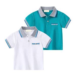 Kinder tragen Großhandel Schuluniformen Benutzer definierte Stickerei Logo 100% Baumwolle Schuluniformen Polo-Shirts - Product Image 1