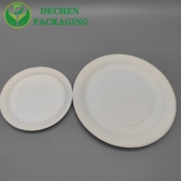 Assiettes en papier kraft biodégradables écologiques en gros, contenants à salade avec couvercle gaufré, bols à emporter