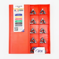 ATW Carbide threaded inserts 22ER 4ACME for CNC Machine Indexable Threading Lathe Holder 22ER threading inserts