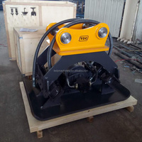 Petite plaque vibrante électrique de 60 kg, à commande manuelle, pour la construction routière, base incluse