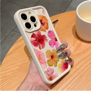 เคสโทรศัพท์มือถือ TPU กันกระแทกสไตล์เลนส์รูปดอกไม้ขนาดใหญ่สีสันสดใสสำหรับ <span class=keywords><strong>iPhone</strong></span> 7 8 x XR <span class=keywords><strong>XS</strong></span> 11 12 13 14 15 16 17 - Product Image 3