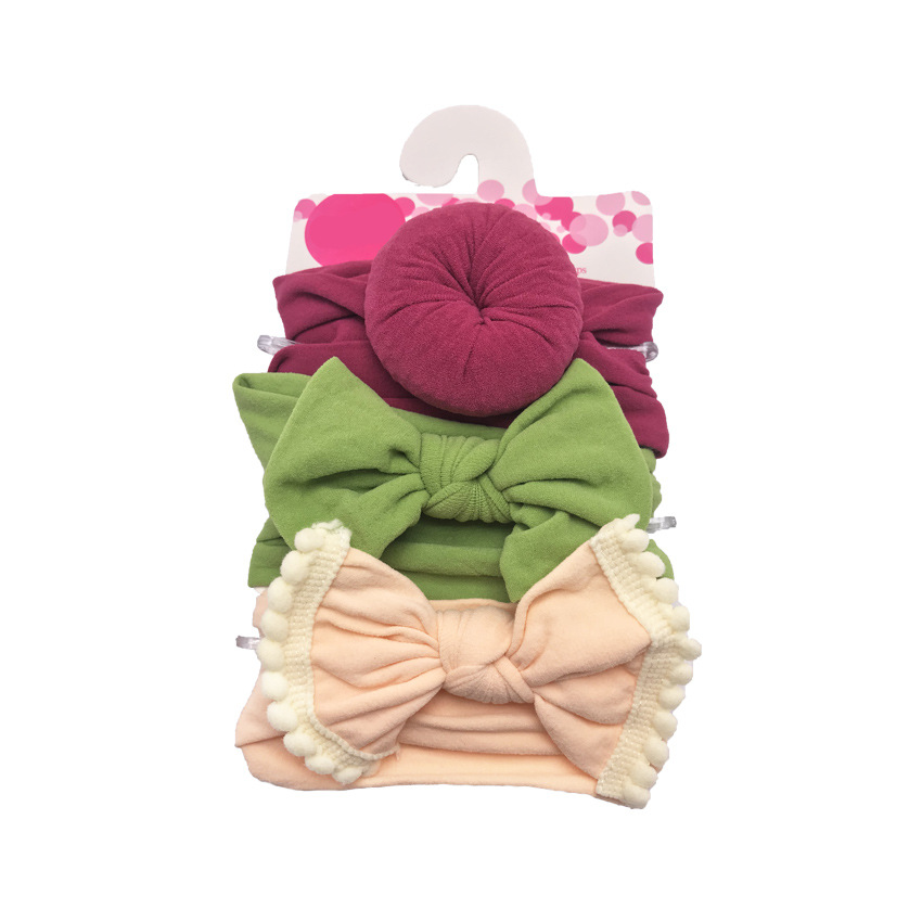 Мягкие повязки на голову для маленьких девочек с бантом для волос повязка на голову для новорожденных девочек младенцев малышей детей