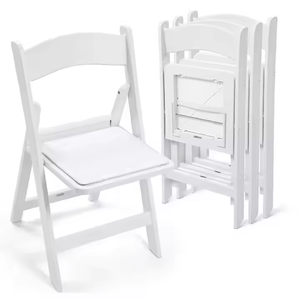 Fabrika doğrudan gladyatör sandalye taşınabilir beyaz reçine katlanır sandalye parti etkinlikleri düğün için sıcak satış plastik otel mobilya - Product Image 3