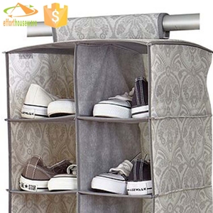 <span class=keywords><strong>2</strong></span> filas tela colgante suéter closet organizador - Product Image 2