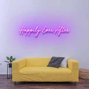 Koncept thả vận chuyển 40inch hạnh phúc mãi mãi sau khi ánh sáng Neon trang trí Neon quảng cáo LED Neon Đăng