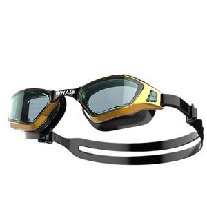 แว่นตาว่ายน้ำ Whale Nano Anti-Fog Revo เคลือบมิเรอร์ขนาดใหญ่สำหรับผู้ใหญ่ เลนส์พลาสติกแบบสวมได้ทุกขนาด - Product Image 1