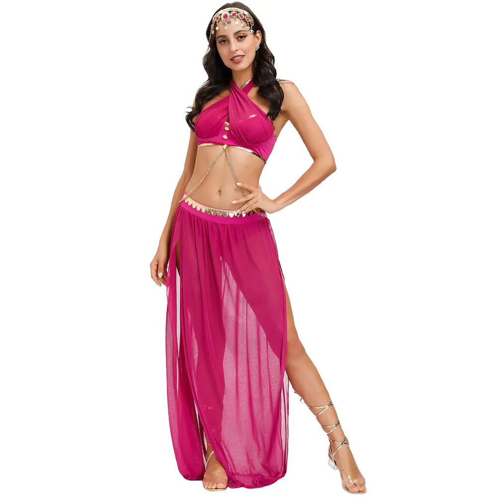 Sari Indian Stijl Bollywood Sari Sexy Buikdans Kostuum