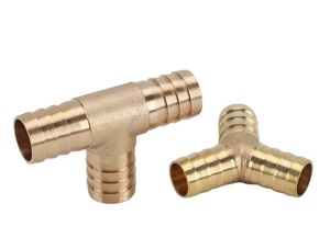 Conector de lengüeta de latón, Conector de 3 vías para manguera de 6mm, 8mm, <span class=keywords><strong>10mm</strong></span>, 12mm, Conector de manguera Pagoda de latón - Product Image 2