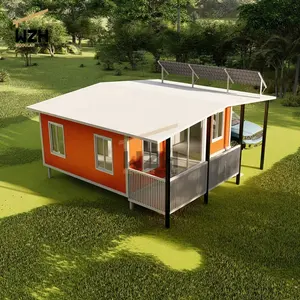 Preประดิษฐ์คอนเทนเนอร์Office 2 Andaresการแยกกรอบสำเร็จรูปบ้านหรือPrefab Houseราคาไซปรัส