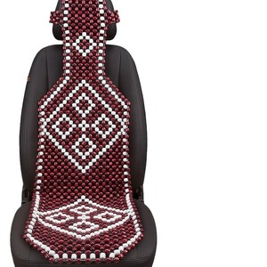 Coussin de siège de voiture en perles de bois Hinoki, ensemble complet, tapis rafraîchissant respirant pour siège avant individuel, idéal pour l'été - Product Image 5