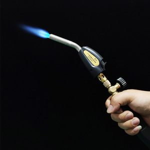 Antorcha Mapp con cabezal angular chapado en cobre, interruptor giratorio, antorcha de soldadura de gas mixto para reparación de refrigeración - Product Image 3