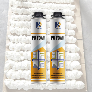 <span class=keywords><strong>Mousse</strong></span> de polyuréthane pulvérisable avec pistolet et paille intégrés, pour le coulis et la décoration de bâtiments - Product Image 3