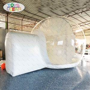 대형 크리스마스 장식 투명 에어 벌룬 스노우 글로브 크리스마스 스노우 볼 포토 부스 - Product Image 3