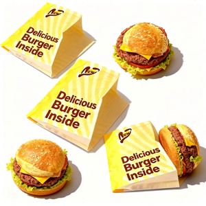 Custom White Greaseproof Paper Paper <b>Packaging</b> <b>Bags</b> Pouch Food Grade Parchment Paper Greaseproof Paper Sheets <b>Packaging</b> <b>Bag</b> - Product Image 5