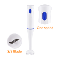 Ensemble de mixeur plongeant électrique portable détachable, mini mixeur à bâton unique en plastique multifonctionnel pour un usage domestique