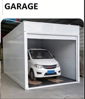 Garage pliable sur mesure, garage modulaire préfabriqué, économisez sur les frais de transport pour le stationnement des voitures et l'atelier