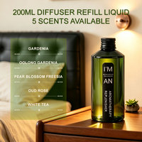 Senhai Promotion Exceptionnelle : Recharge d'Huile Parfumée d'Aromathérapie 200 ml pour Diffuseur – Mélange d'Huiles Essentielles Longue Durée pour Parfumer la Maison