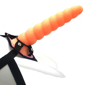 FAAK 22cm Drop Shipping Dildo Anal Bentuk Kerang dengan Sabuk Harga Pabrik Penis Plastik Anal Plug <span class=keywords><strong>Strapon</strong></span> untuk Mainan Seks Lesbian - Product Image 5