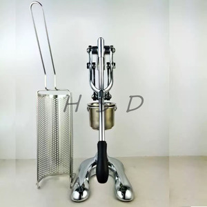 Pressa per Purè di Patate in Acciaio Inox, Macchina Manuale per Patatine Fritte Lunghe e Grandi, 30cm - Product Image 5