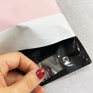 לוגו ידידותי לסביבה מודפסת דיוור שחור פולי דואר שקיות ביגוד חבילות שקיות אריזות פלסטיק שקיות לאריזת שקיות פלסטיק לביגוד - Product Image 5