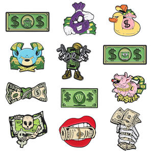 Insignes drôles d'argent liquide Épinglettes créatives de cerveau Halloween Blanc Terreur Série Fantôme Broche Accessoires - Product Image 1