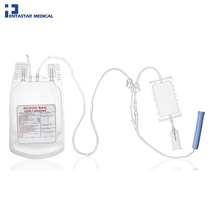 ถุงเก็บเลือดทางการแพทย์และสัตวแพทย์แบบ OEM ที่ปรับแต่งได้ ถุงเก็บเลือดแบบสองหรือสามช่อง ได้รับการรับรองมาตรฐาน CE ระดับ II แบบใส - Product Image 1