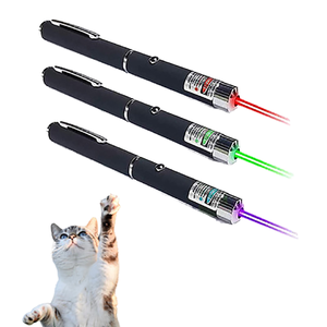 Puntatore laser rosso e verde per addestramento animali domestici, <span class=keywords><strong>a</strong></span> batterie AAA, economico - Product Image 1