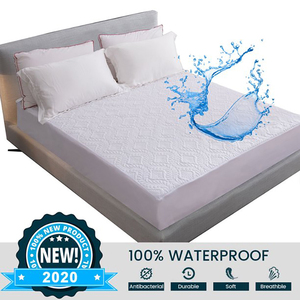 Cubierta <span class=keywords><strong>de</strong></span> colchón impermeable ajustada acolchada ultra suave personalizada ecológica <span class=keywords><strong>de</strong></span> fabricante OEM al por mayor - Product Image 4