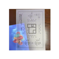 Plotter CAD Película de dibujo translúcida mate de doble cara 75 y 100 micras Dibujo de ingeniería Materiales de impresión de inyección de tinta