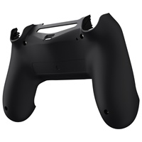 Coque inférieure de remplacement noire EXtremeRate version Type-C compatible avec les manettes PS4 modèles JDM-040/050/055