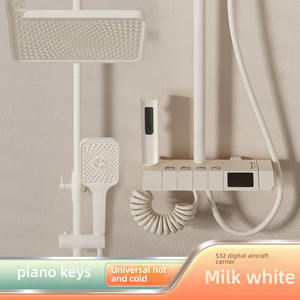 Wayon Bathroom Products Shower Sets Digital Display Piano Key Bathroom Mixer <strong>Tap</strong> 4 Functions Rainfall Shower Set - Product Image 6