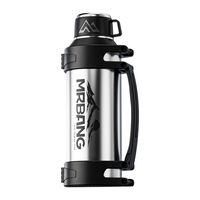 Termo Clásico de Acero Inoxidable de Doble Pared con Aislamiento al Vacío, a Prueba de Fugas, para Campamentos Familiares y Picnics, Estilo Profesional, 24-36 Horas de Duración