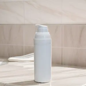 Losyon kremi için 30ml 50ml 80ml havasız pompa şişesi PP havasız pompalı kozmetik şişesi pompa şişesi