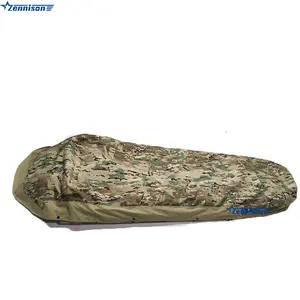 HOT BIVY SackTaslan Material Waterproof 3 Layers Nylon Camouflage Sleeping Bag Camping Sleeping Bag Cover BIVY Sack
