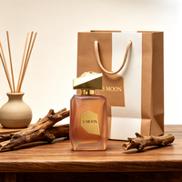 Vente en gros de flacons de parfum en verre transparent de haute qualité, 30 ml, 50 ml, 100 ml, flacons de parfum en verre vides personnalisables