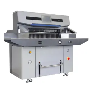 Mesin pemotong kertas otomatis SG-9211D mesin pemotong Guillotine hidrolik berat industri besar untuk dijual