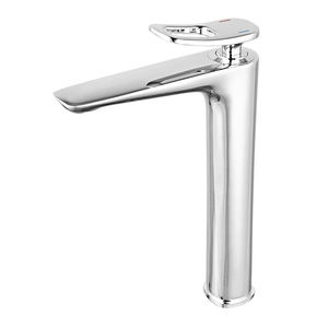 Hotel Household A-level Brass High Width Basin Faucet, Single Hole Single Hollow handle Basin Mixer - Product Image 1