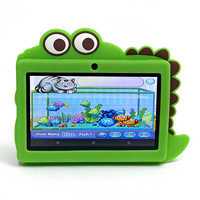 Tablet PC Anak Baru 7-Inci Android 8 Quad Core 2GB RAM+16GB ROM Edukasi Pembelajaran Hiburan Wi-Fi/GSM Dual-Band Silikon