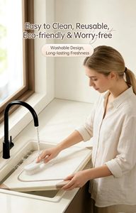 Premium Wholesale Washable Oxford Fabric Clothes Storage <b>Bins</b> with Metal Frame Leather Fringe Clear Window Closet Organizer - Product Image 6