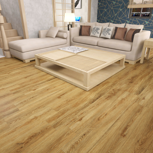 Meilleur prix imprimé sur mesure Luxe 6 "x 38" Motifs tissés en relief en bois 102% Vierge Hôtel Noyau rigide SPC Revêtement de sol en plastique - Product Image 1